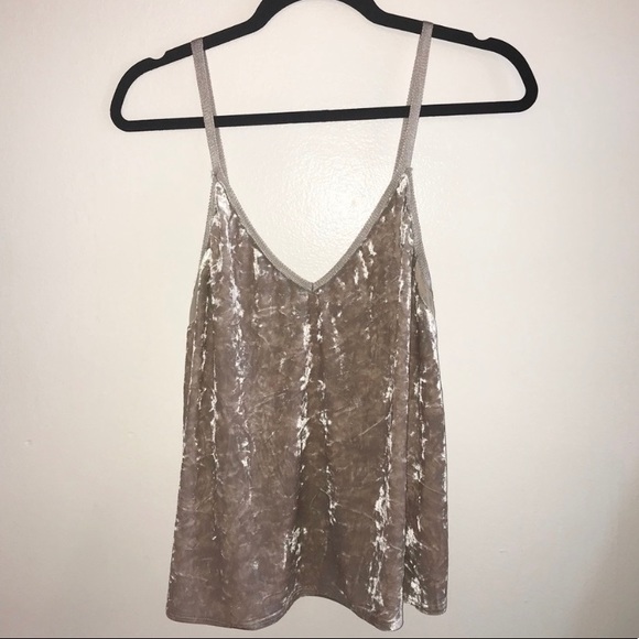 ZARA velvet strap tank top SIZE MEDIUM - Picture 3 of 12